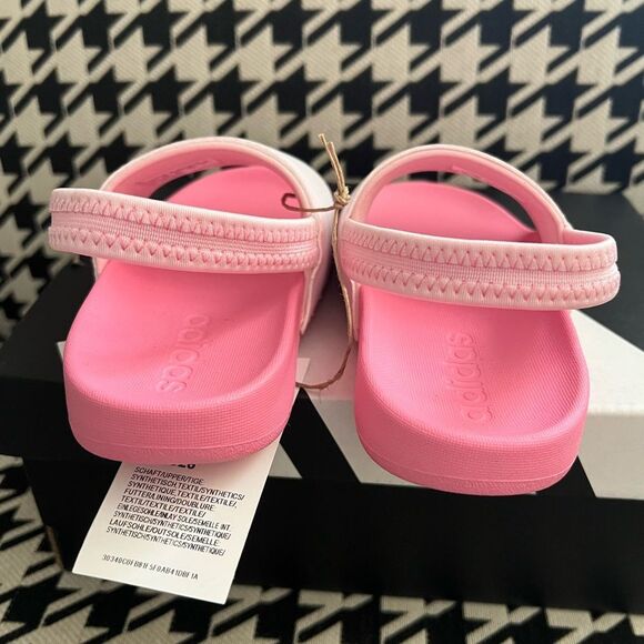 Adidas adilette Estrap Toddler Swimming Slides- Size 8K - Picture 3 of 6